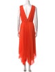 Alice + Olivia V-Neck Long Dress