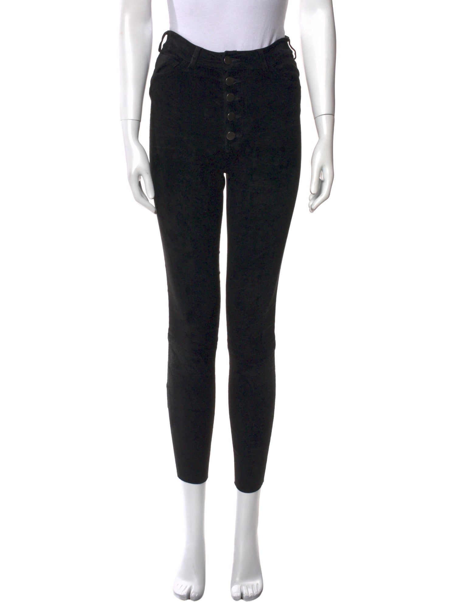 Alice + Olivia Leather Skinny Leg Pants
