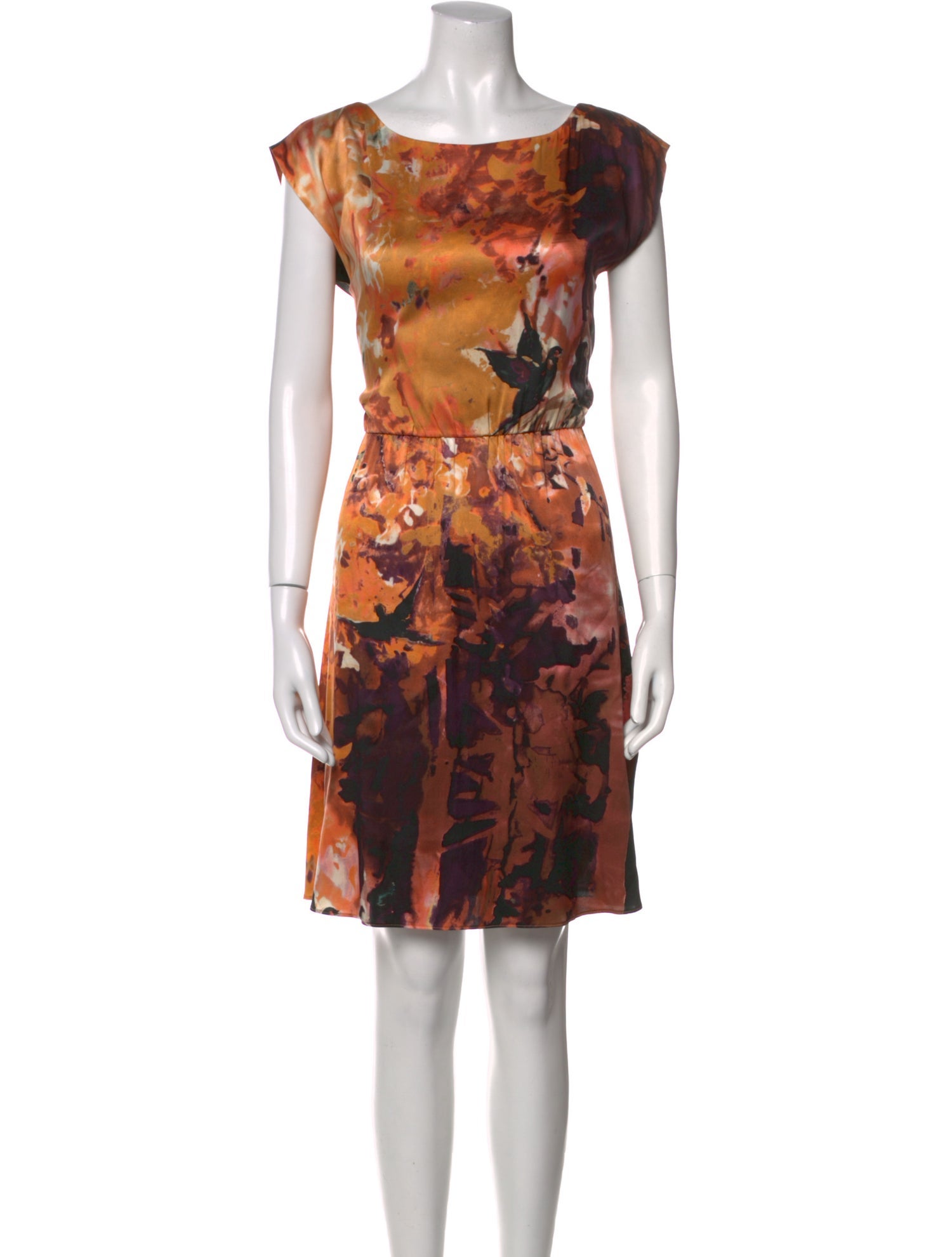 Alice + Olivia Silk Knee-Length Dress