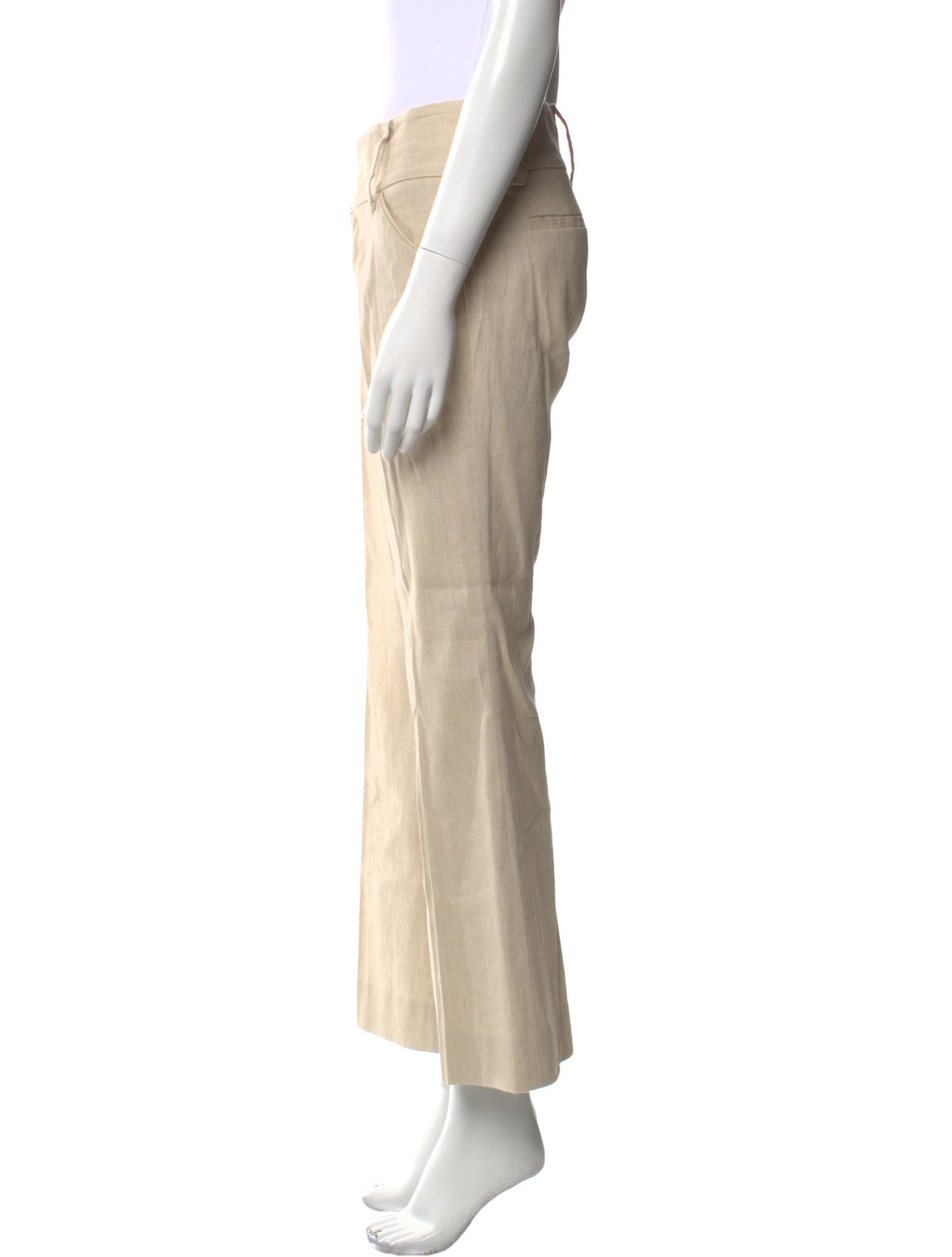 Alice + Olivia Linen Wide Leg Pants