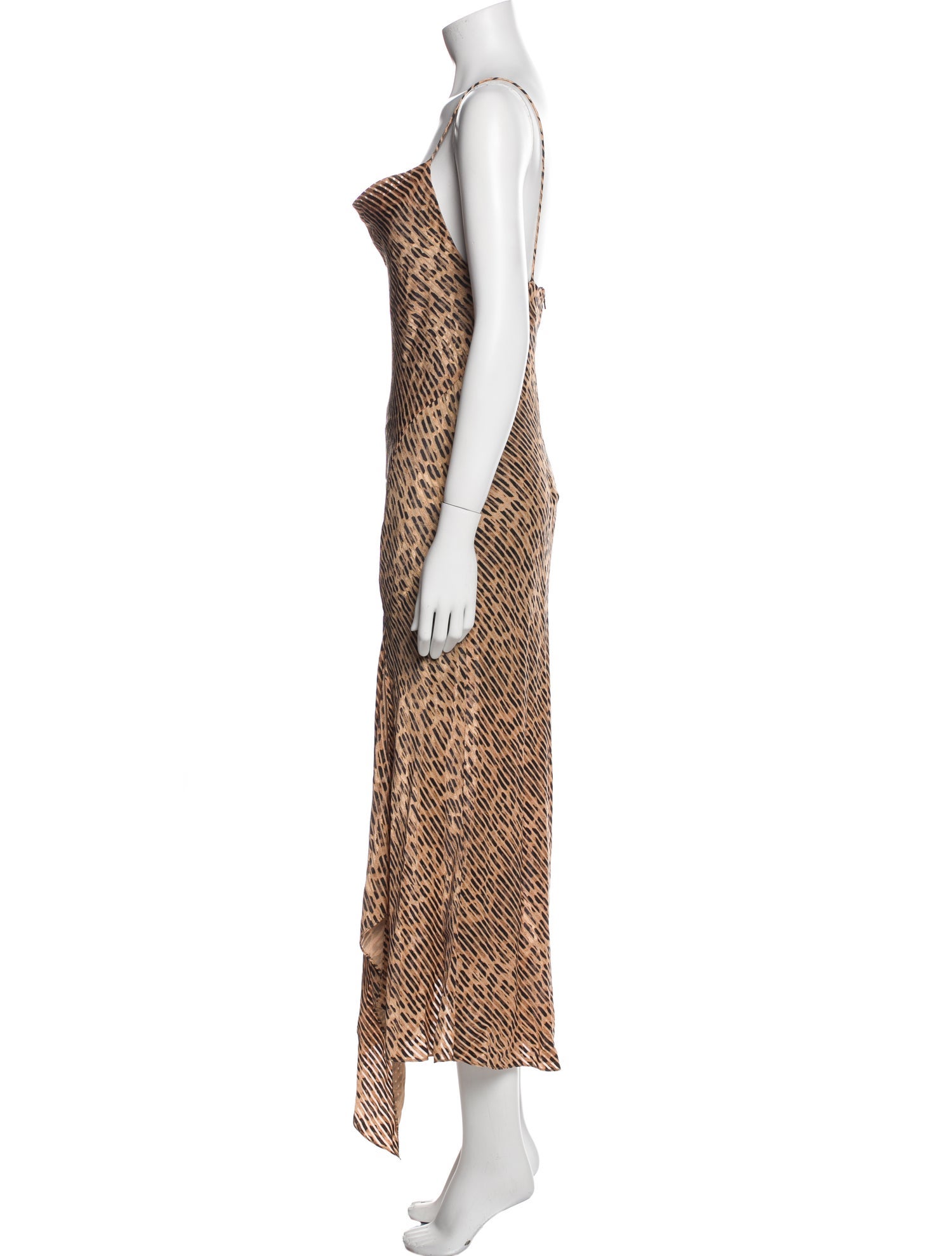 Alice + Olivia Animal Print Long Dress w/ Tags