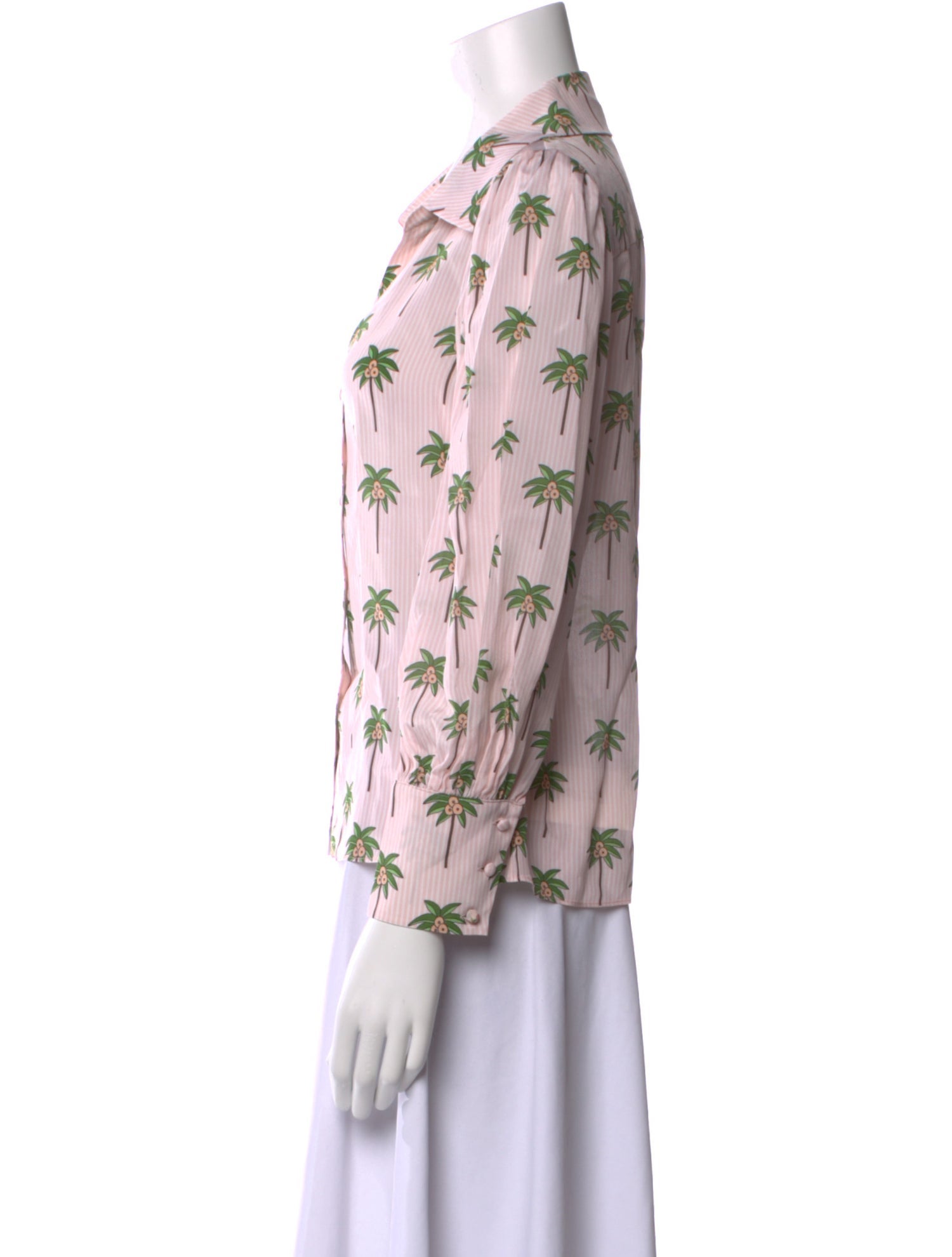 Alice + Olivia Silk Printed Blouse