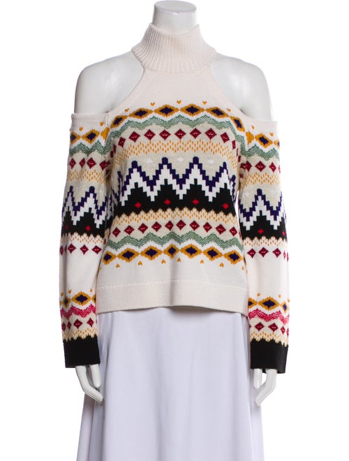 Alice + Olivia Wool Striped Sweater