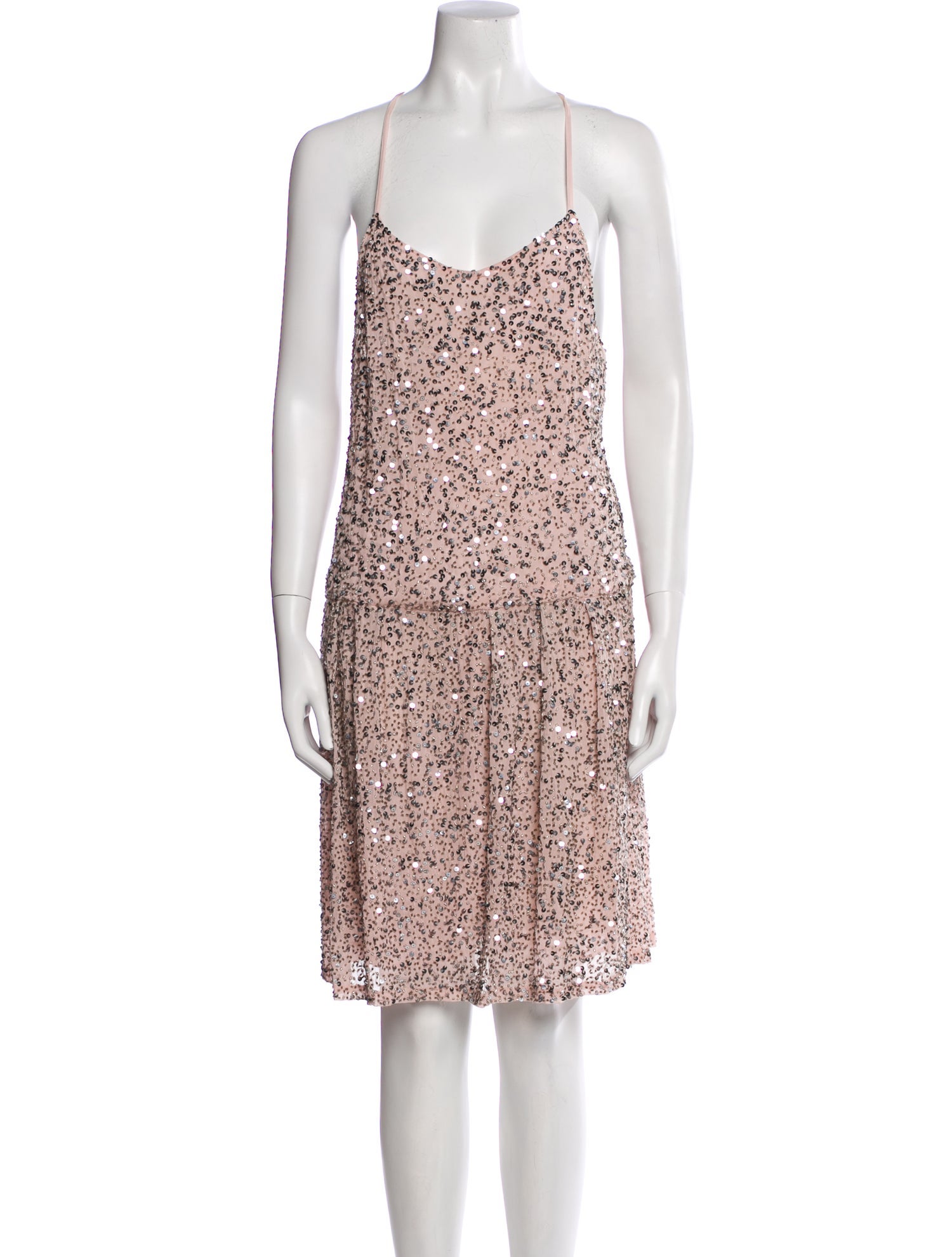 Alice + Olivia Silk Knee-Length Dress