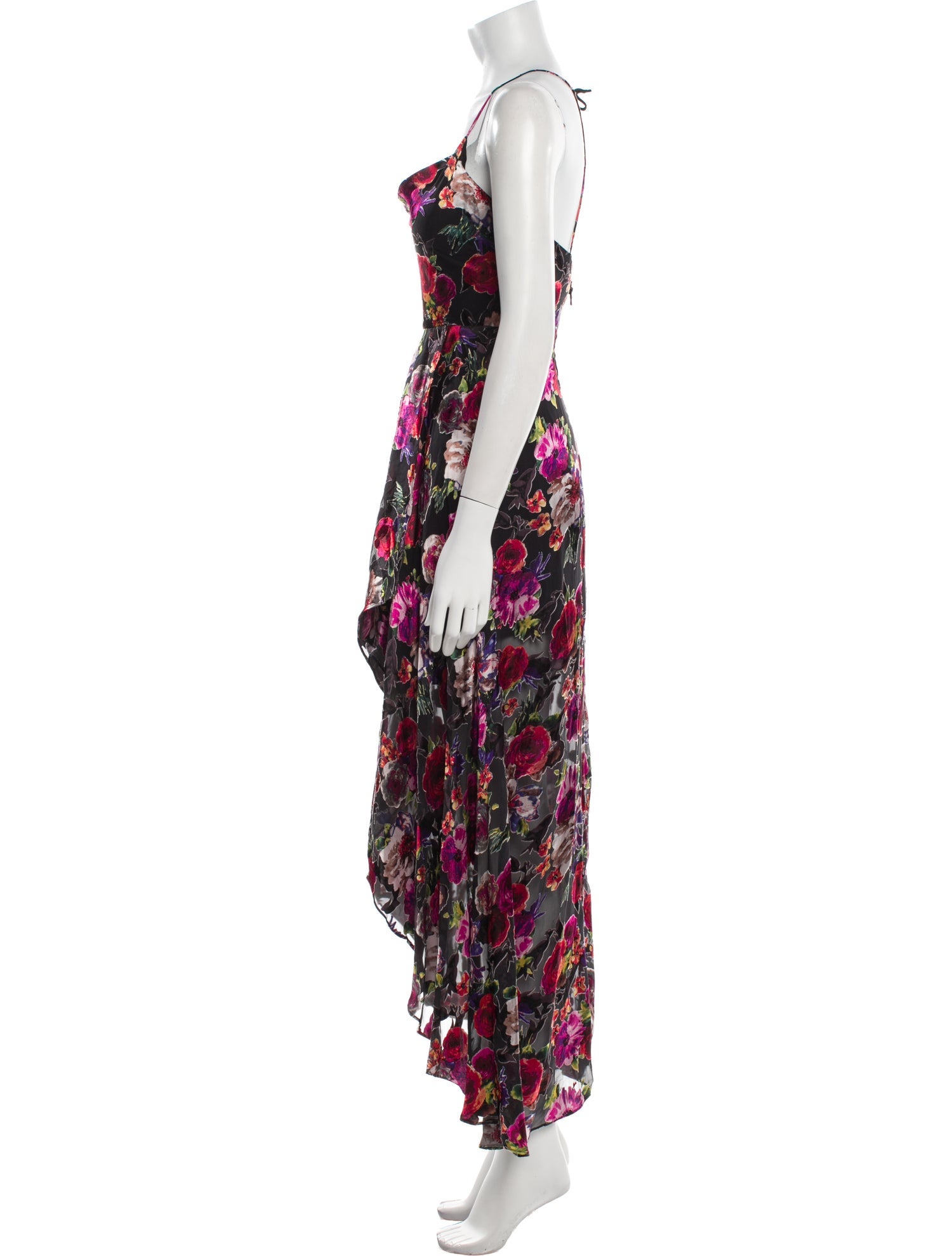 Alice + Olivia Floral Print Long Dress