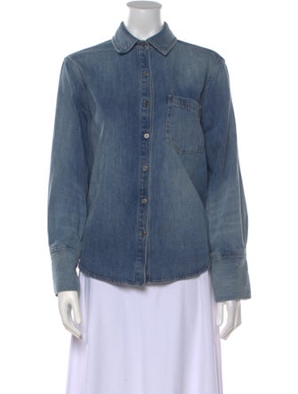 Alice + Olivia Long Sleeve Button-Up Top