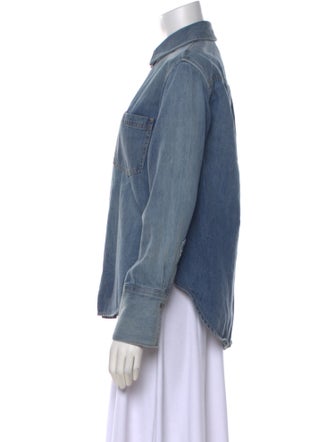 Alice + Olivia Long Sleeve Button-Up Top