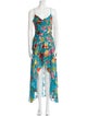 Alice + Olivia Floral Print Long Dress