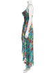 Alice + Olivia Floral Print Long Dress