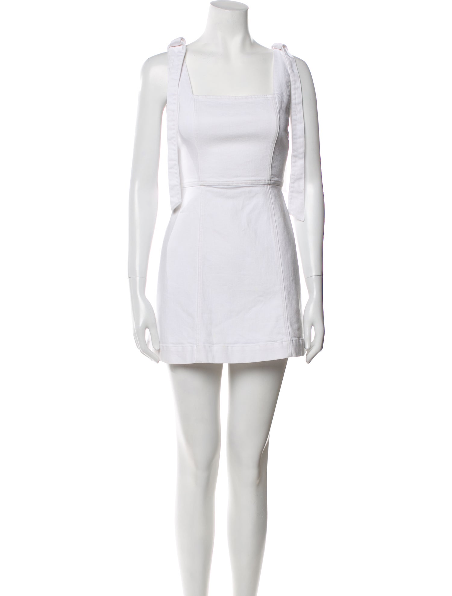 Alice + Olivia Square Neckline Mini Dress