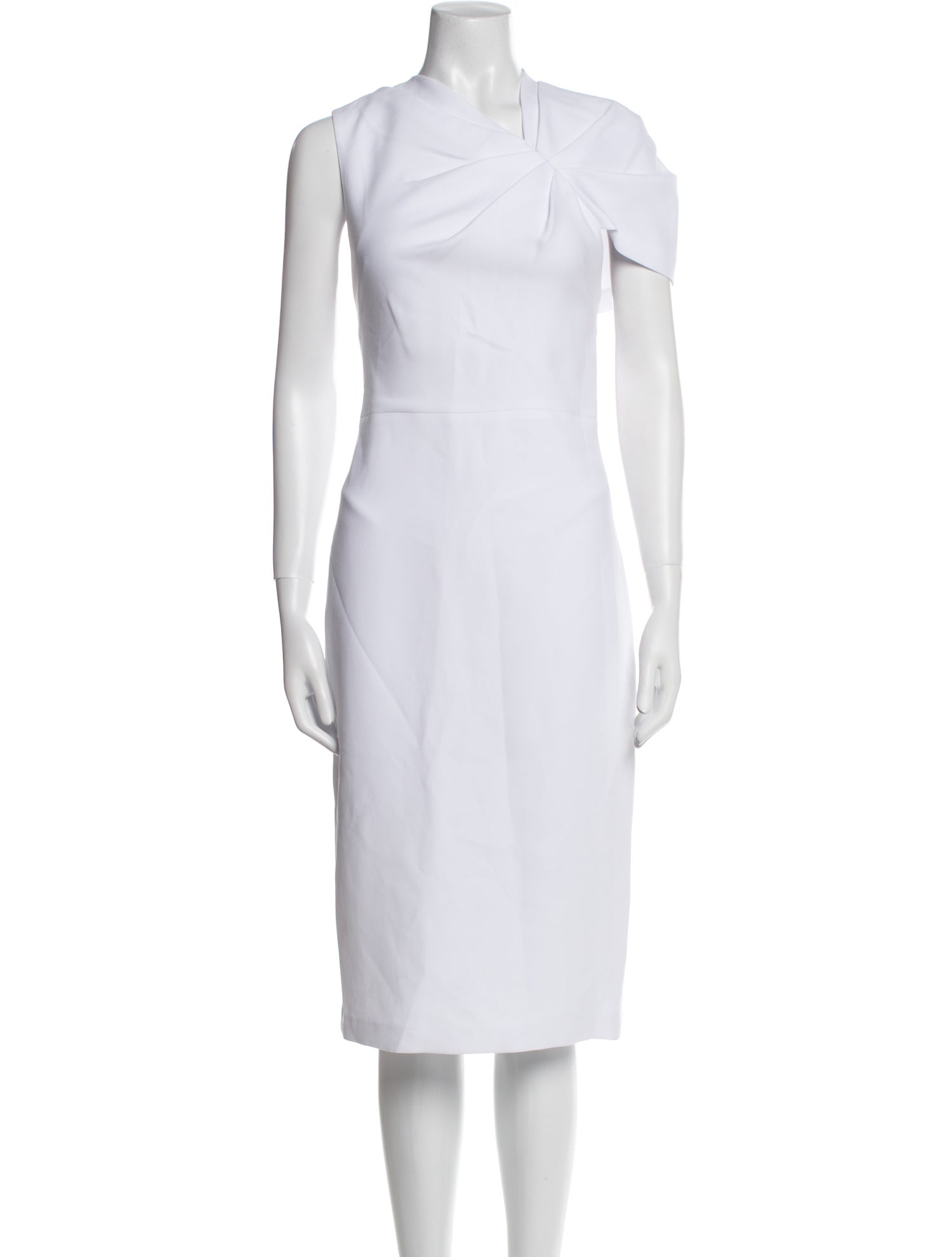 Alice + Olivia Asymmetrical Midi Length Dress