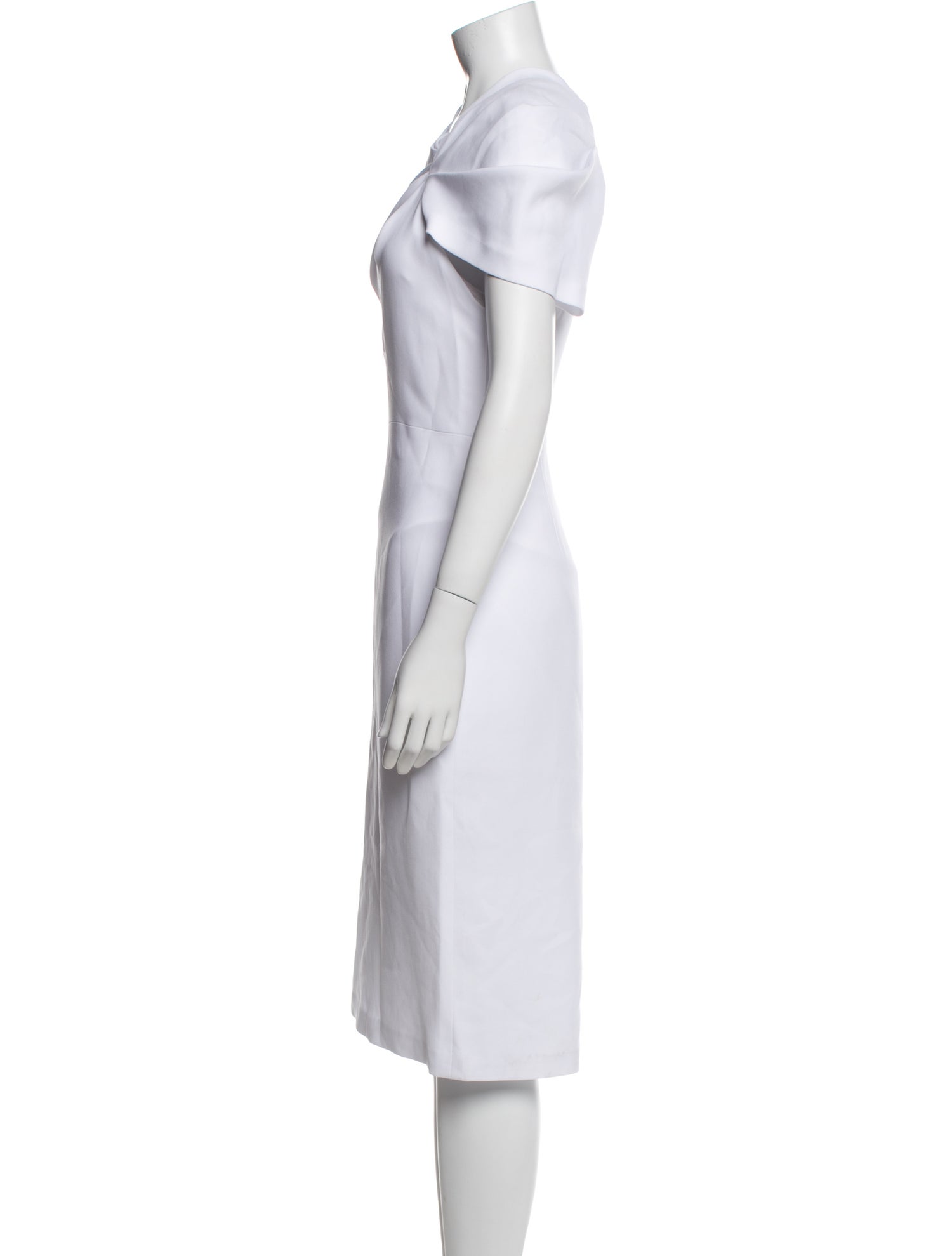 Alice + Olivia Asymmetrical Midi Length Dress