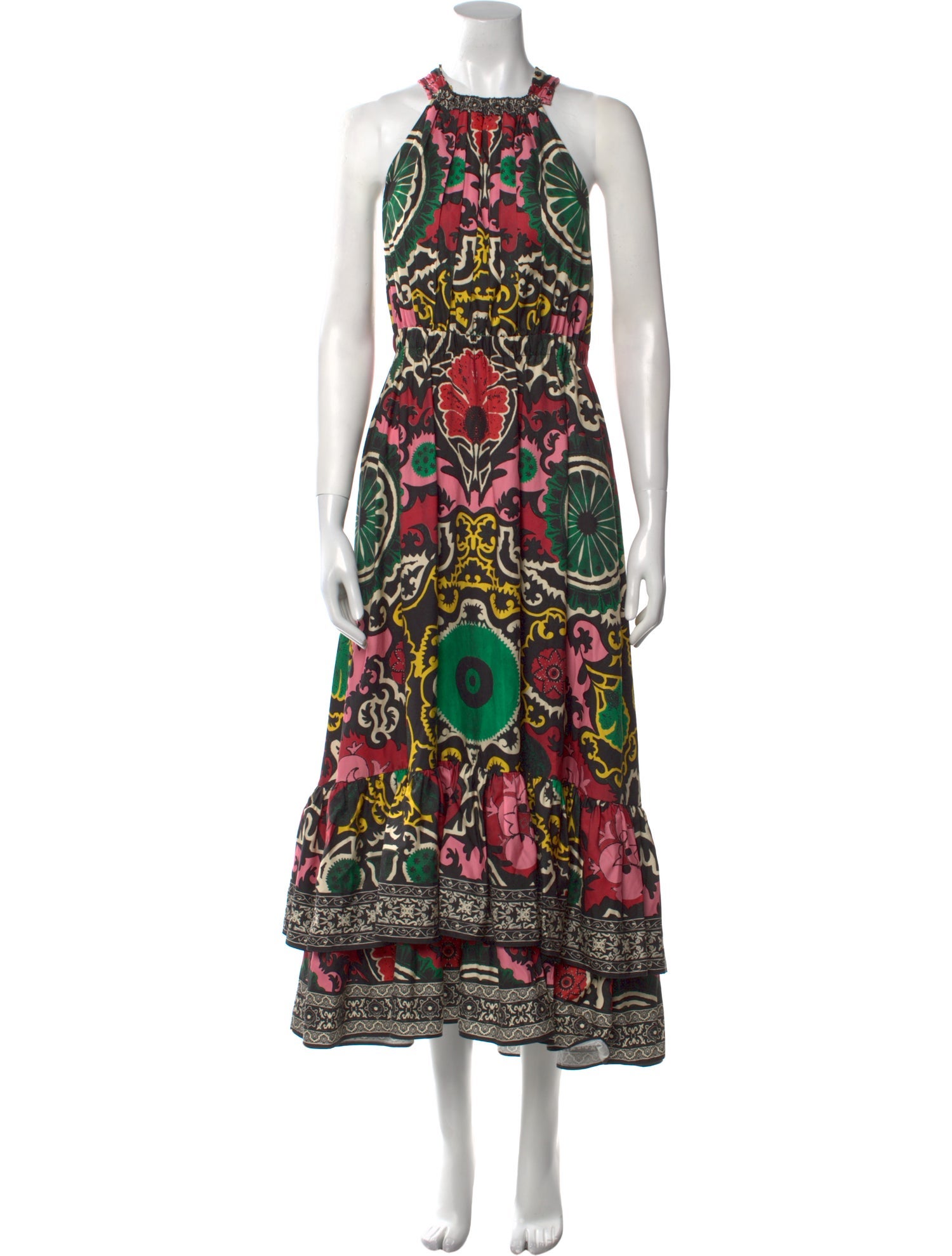 Alice + Olivia Printed Long Dress