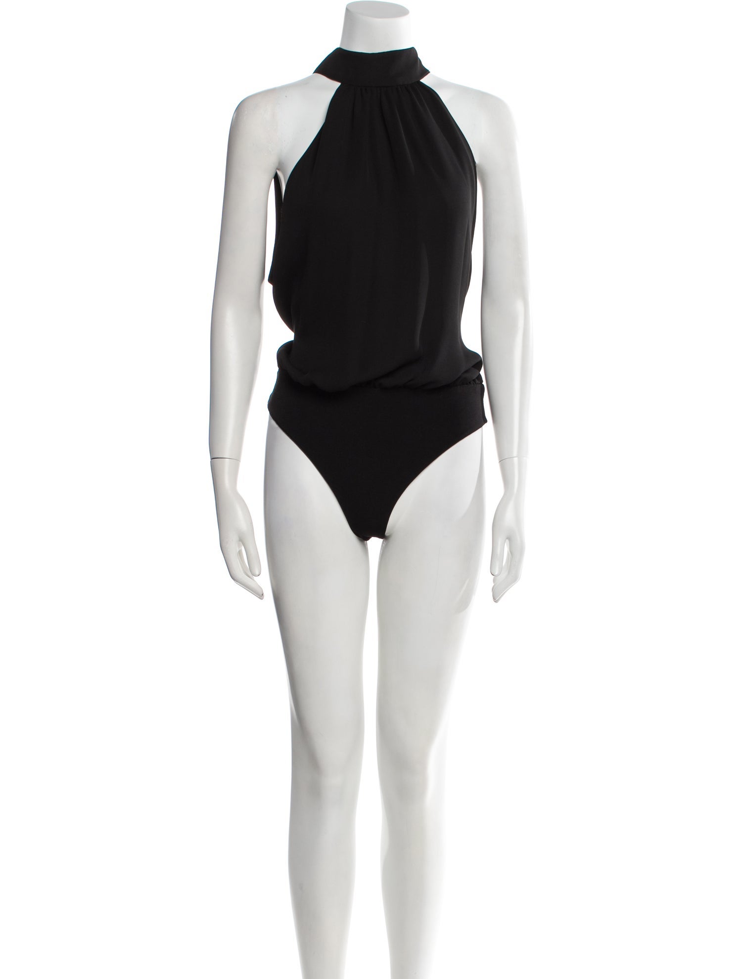 Alice + Olivia Mock Neck Sleeveless Bodysuit