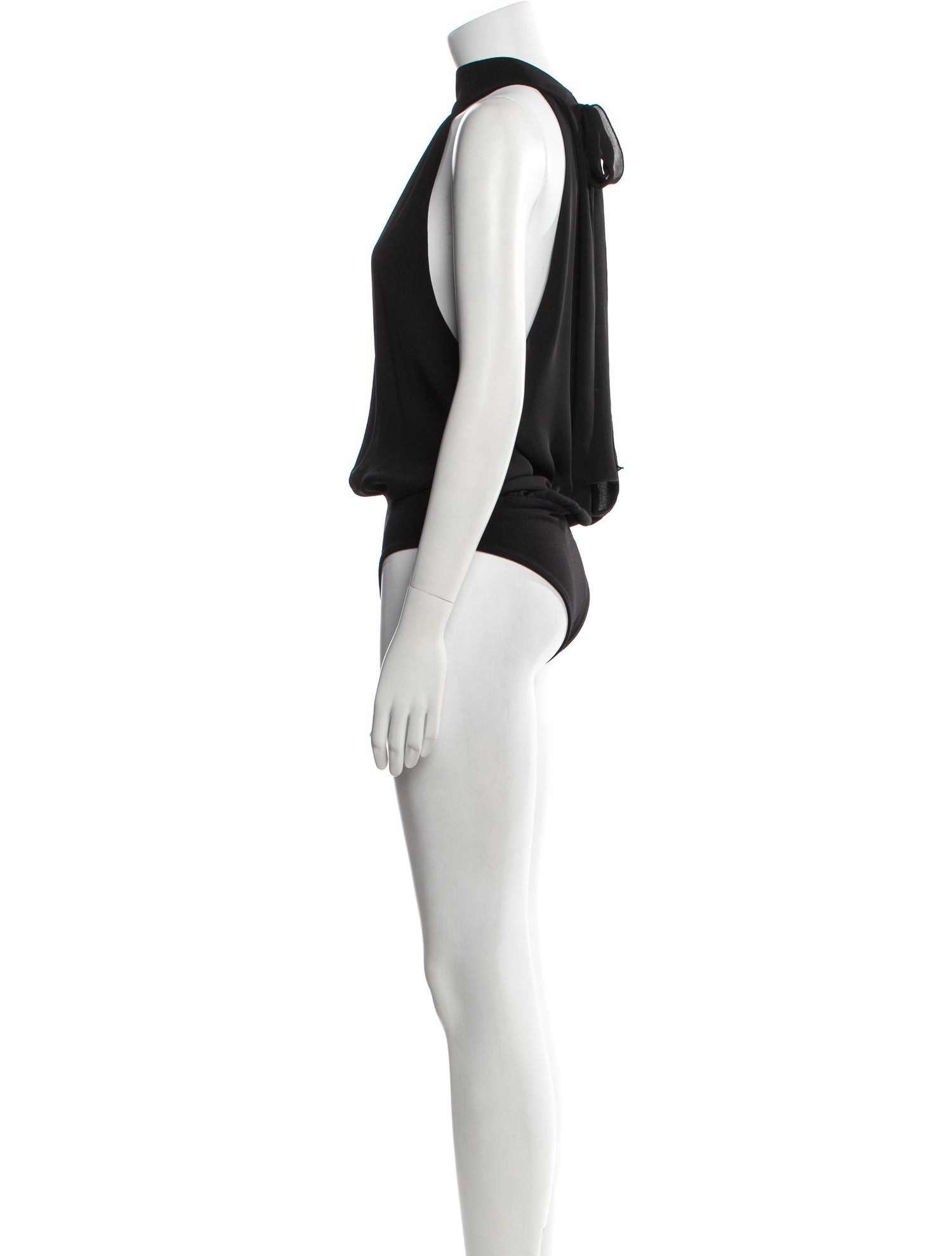 Alice + Olivia Mock Neck Sleeveless Bodysuit