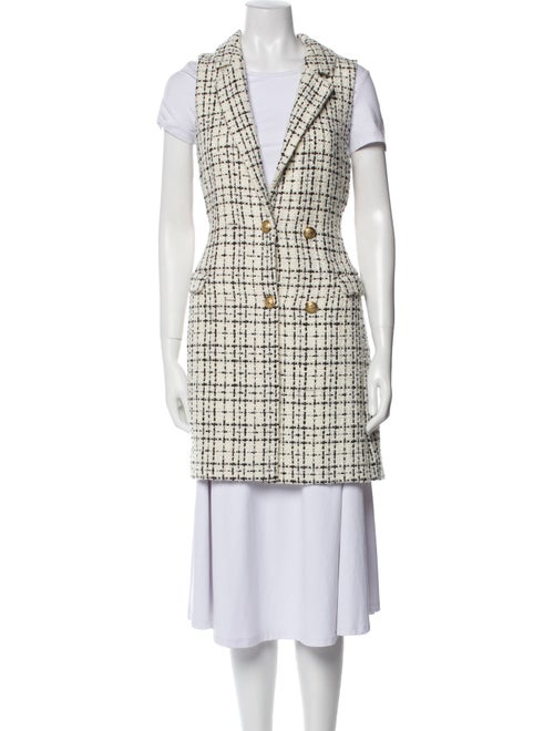 Alice + Olivia Tweed Pattern Peacoat