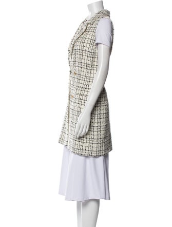 Alice + Olivia Tweed Pattern Peacoat