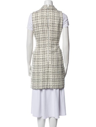 Alice + Olivia Tweed Pattern Peacoat