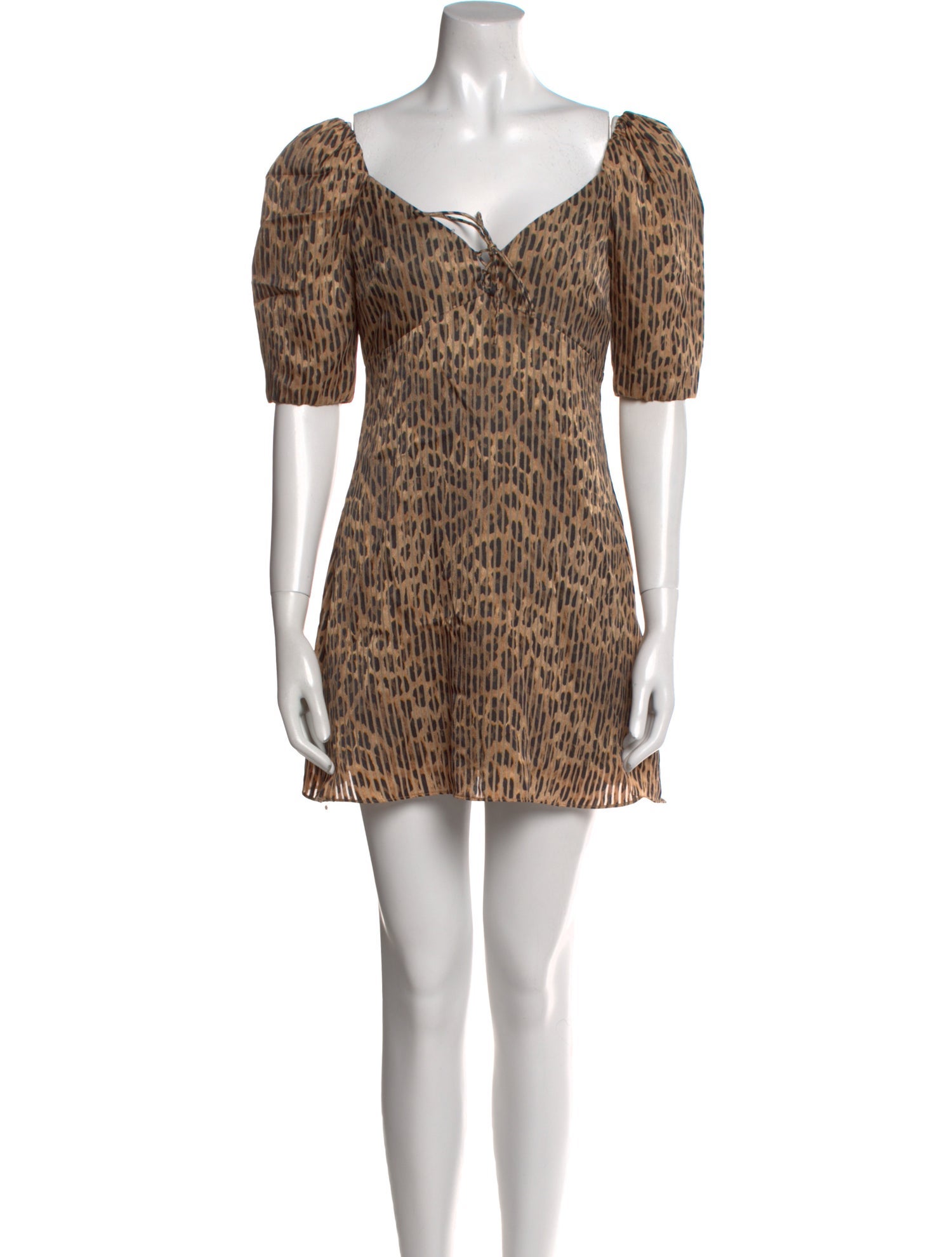 Alice + Olivia Animal Print Mini Dress