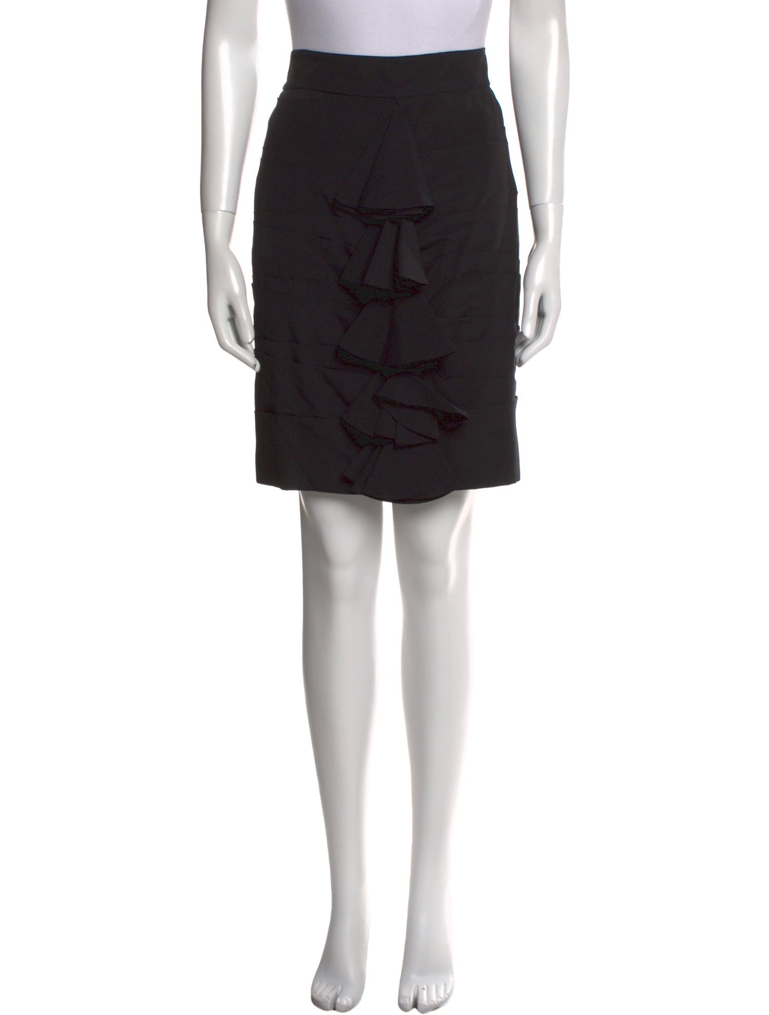 Alice + Olivia Silk Knee-Length Skirt