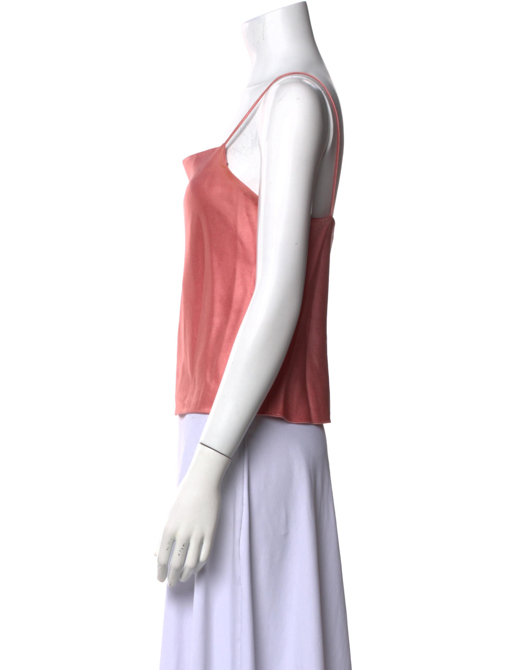 Alice + Olivia Square Neckline Sleeveless Crop Top