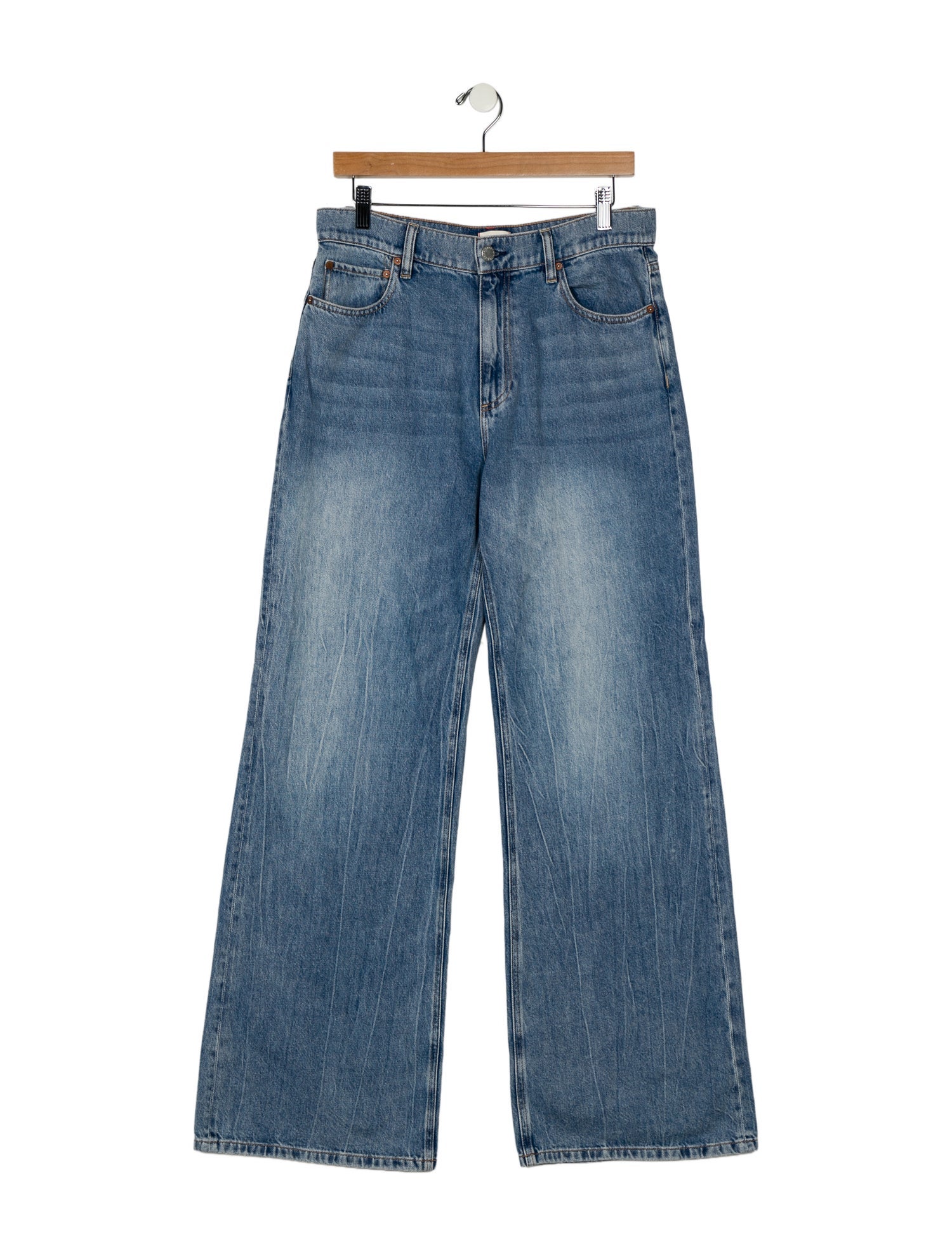 Alice + Olivia High-Rise Wide Leg Jeans