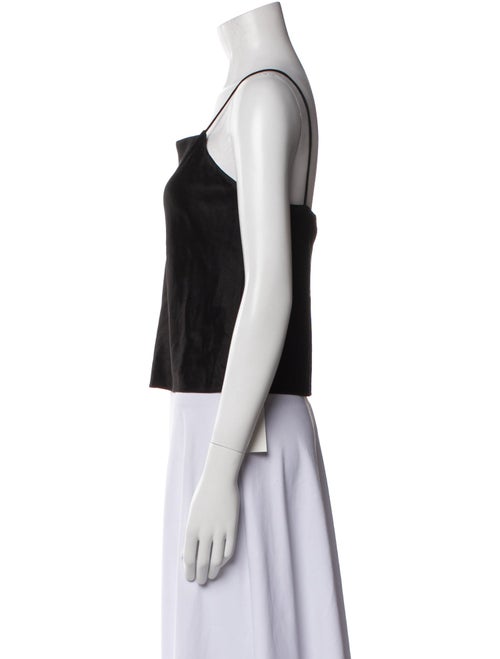 Alice + Olivia Square Neckline Sleeveless Crop Top