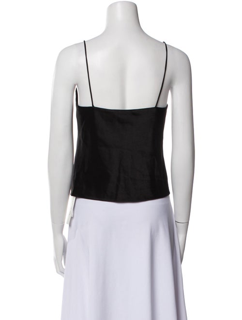 Alice + Olivia Square Neckline Sleeveless Crop Top