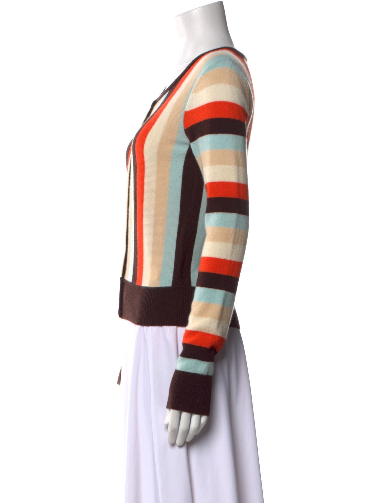 Alice + Olivia Cashmere Striped Sweater