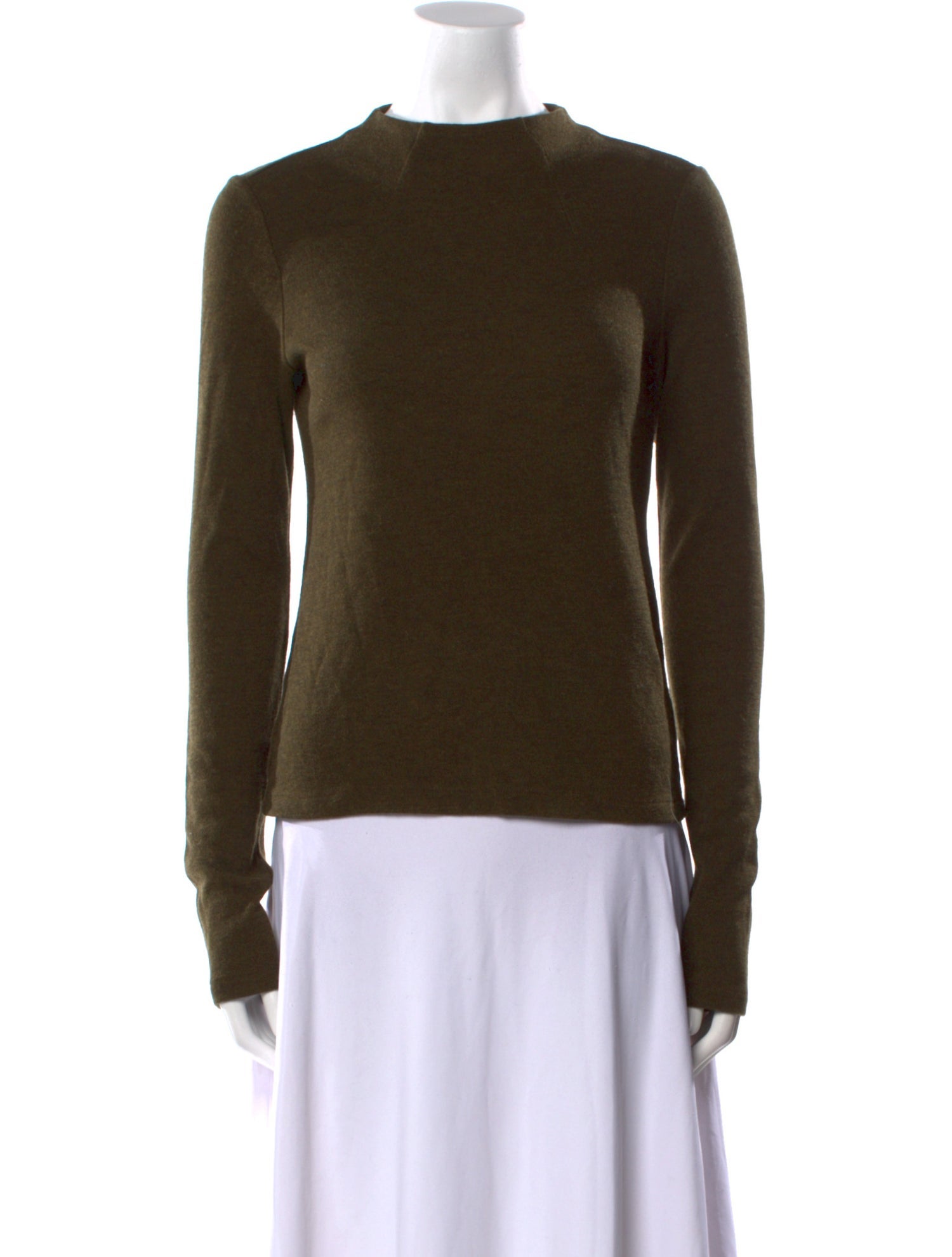 Alice + Olivia Mock Neck Long Sleeve Sweatshirt