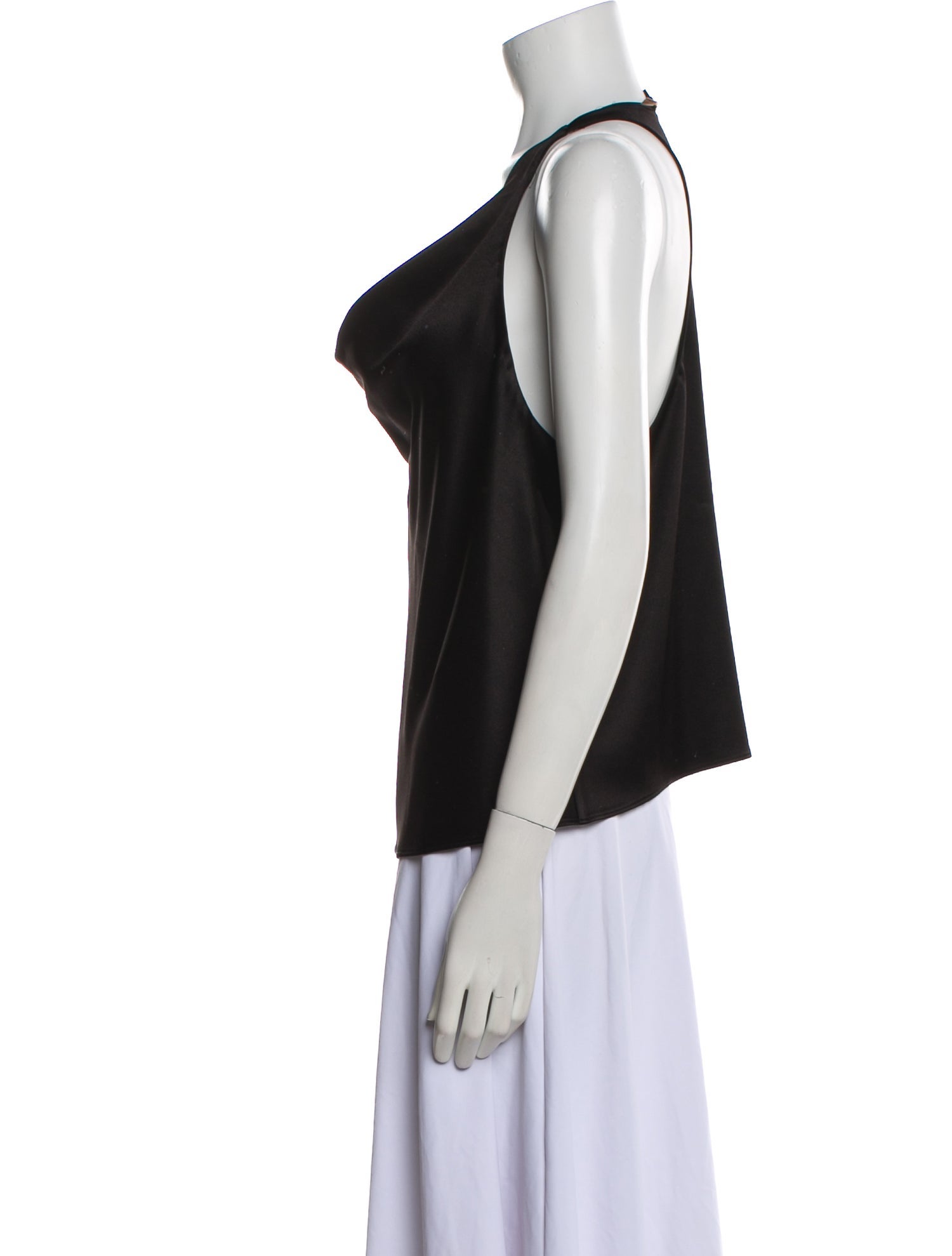 Alice + Olivia Cowl Neck Sleeveless Top