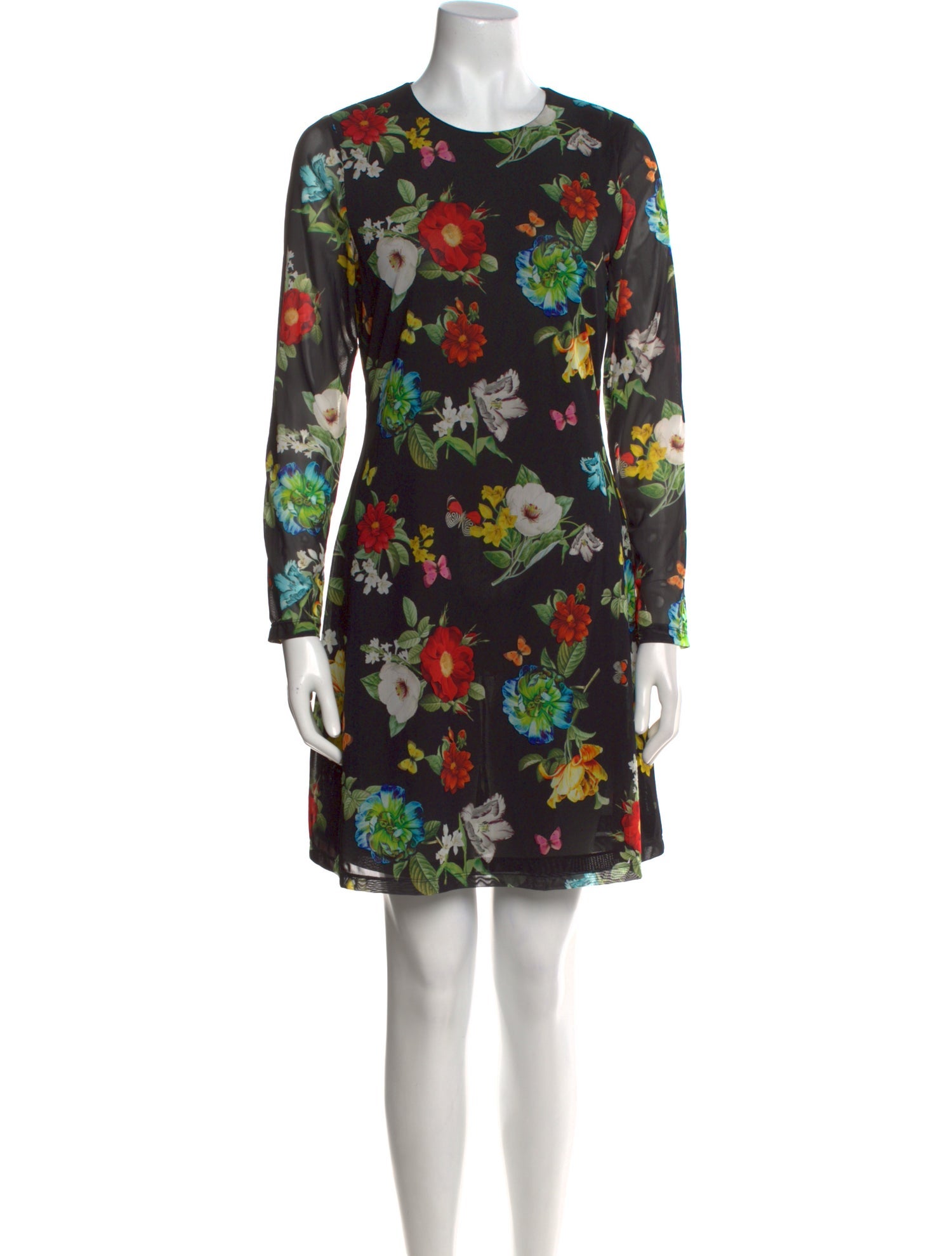 Alice + Olivia Floral Print Mini Dress