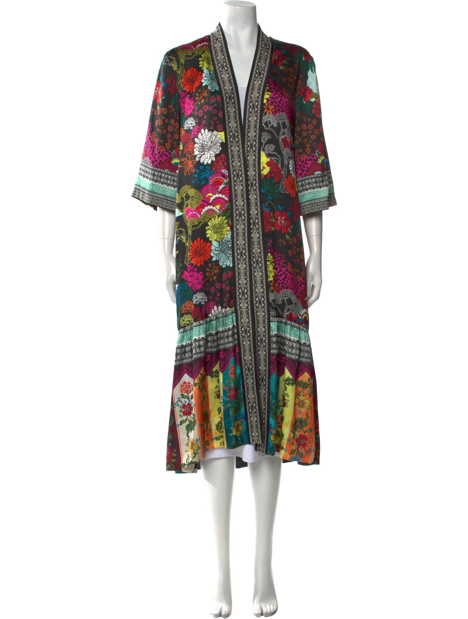 Alice + Olivia Floral Print Robe