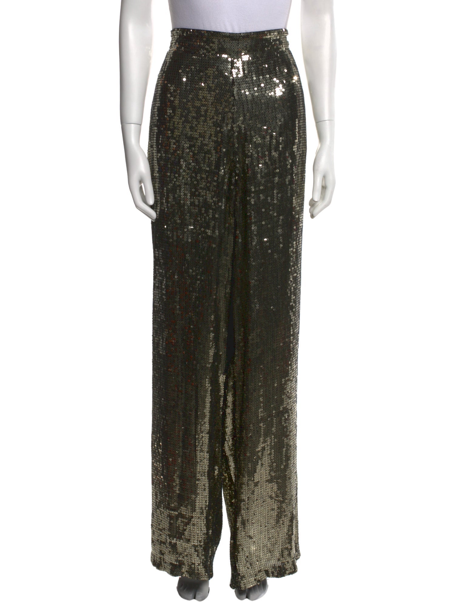 Alice + Olivia Sequin Wide Leg Pants