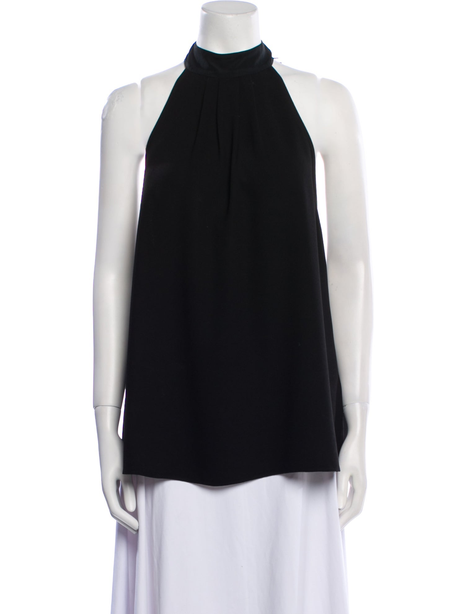 Alice + Olivia Silk Mock Neck Blouse