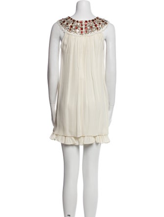 Alice + Olivia Silk Mini Dress