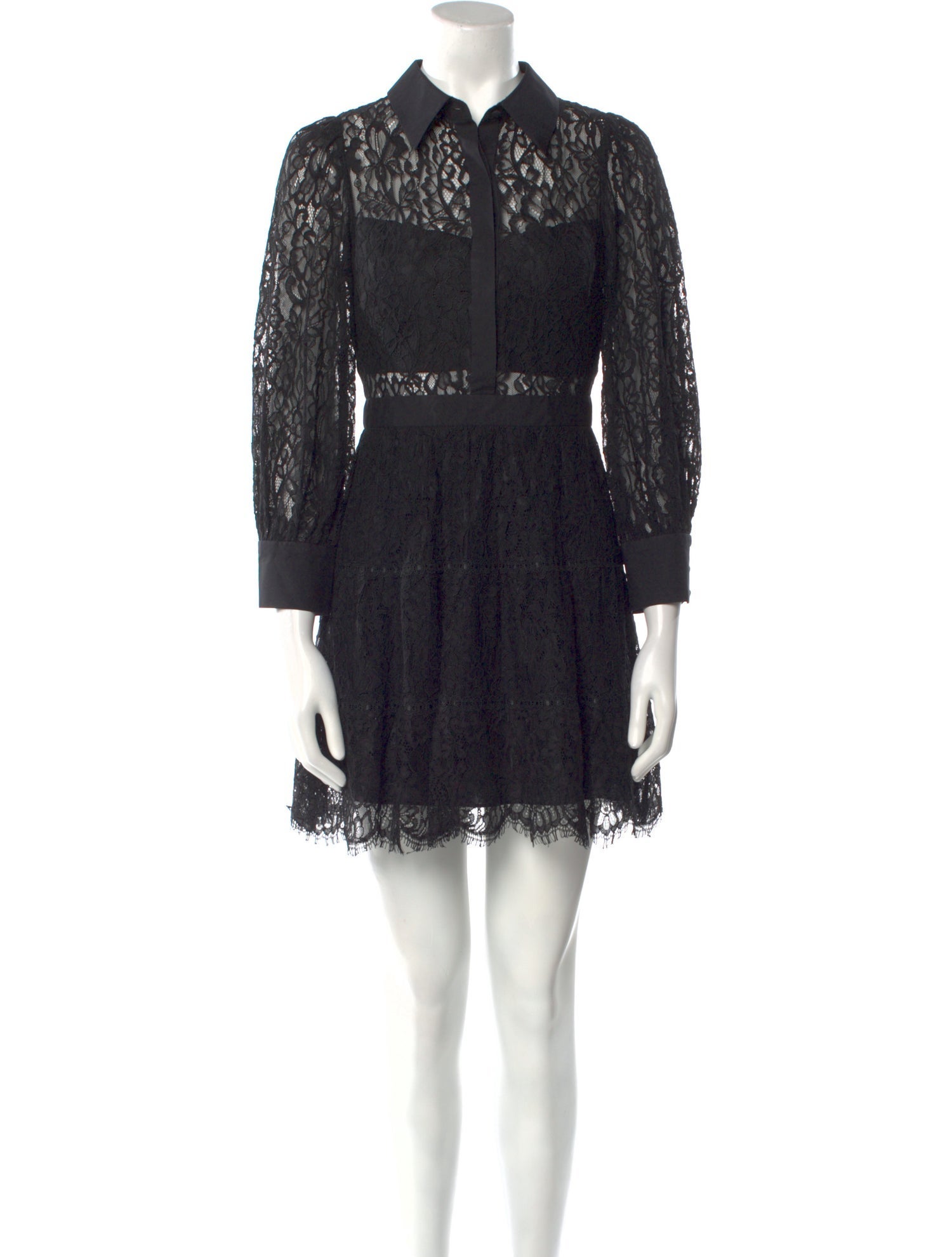 Alice + Olivia Lace Mini Dress