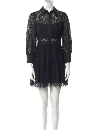 Alice + Olivia Lace Mini Dress