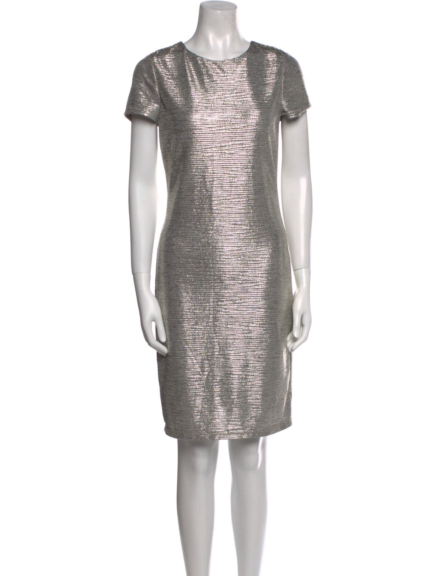 Alice + Olivia Crew Neck Mini Dress