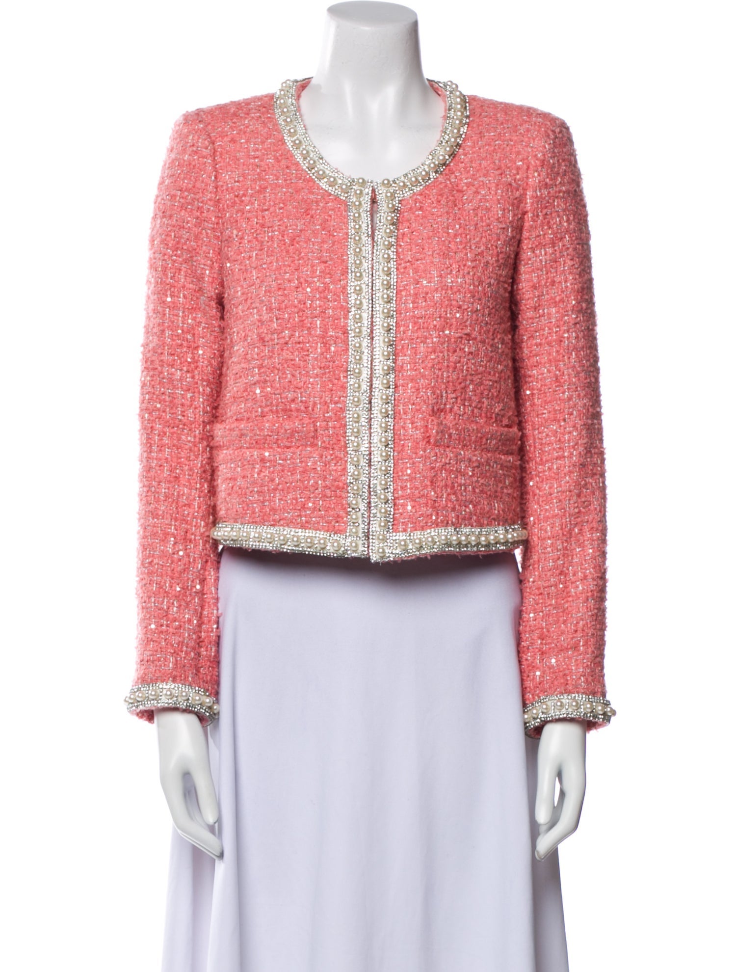 Alice + Olivia Tweed Pattern Evening Jacket w/ Tags