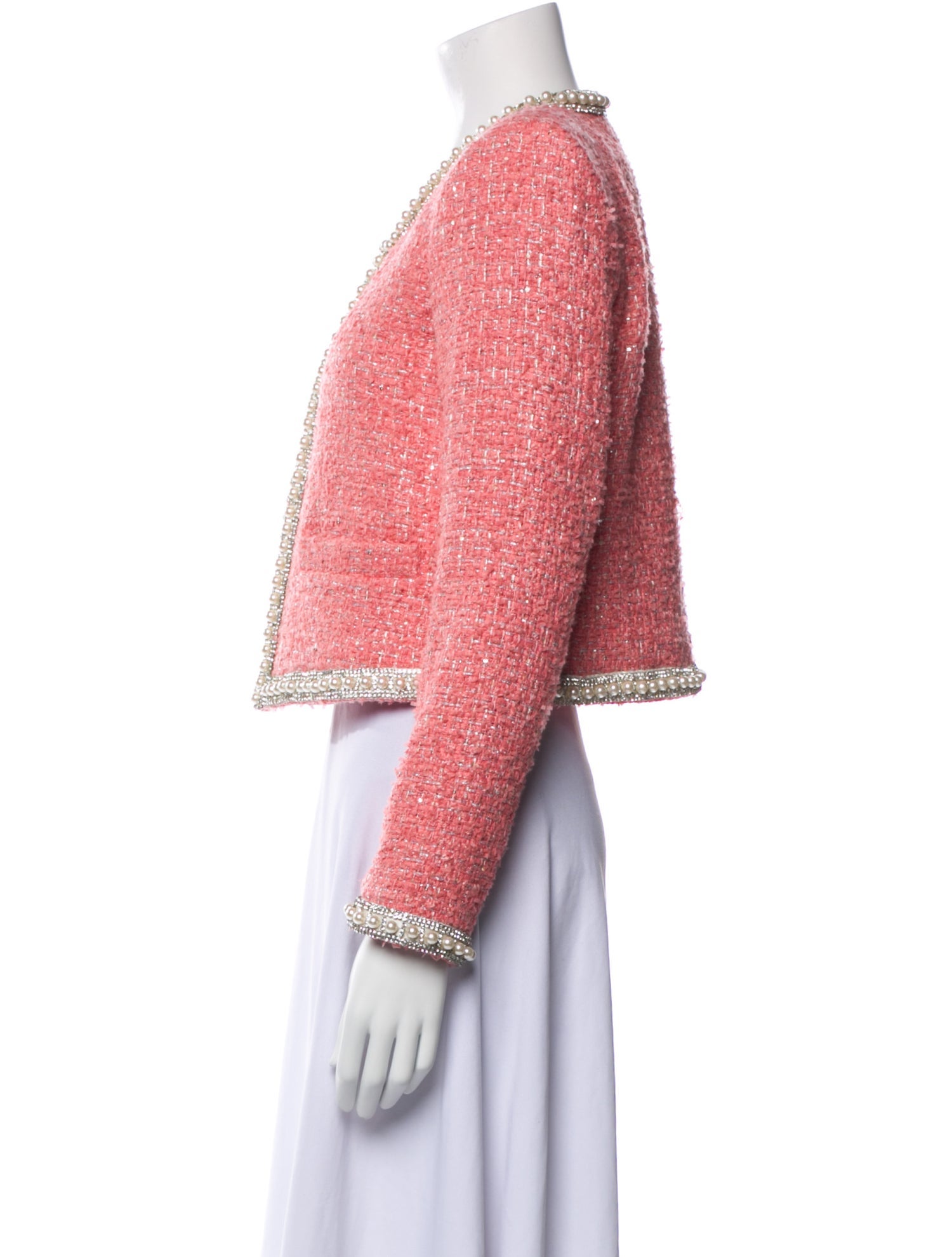 Alice + Olivia Tweed Pattern Evening Jacket w/ Tags