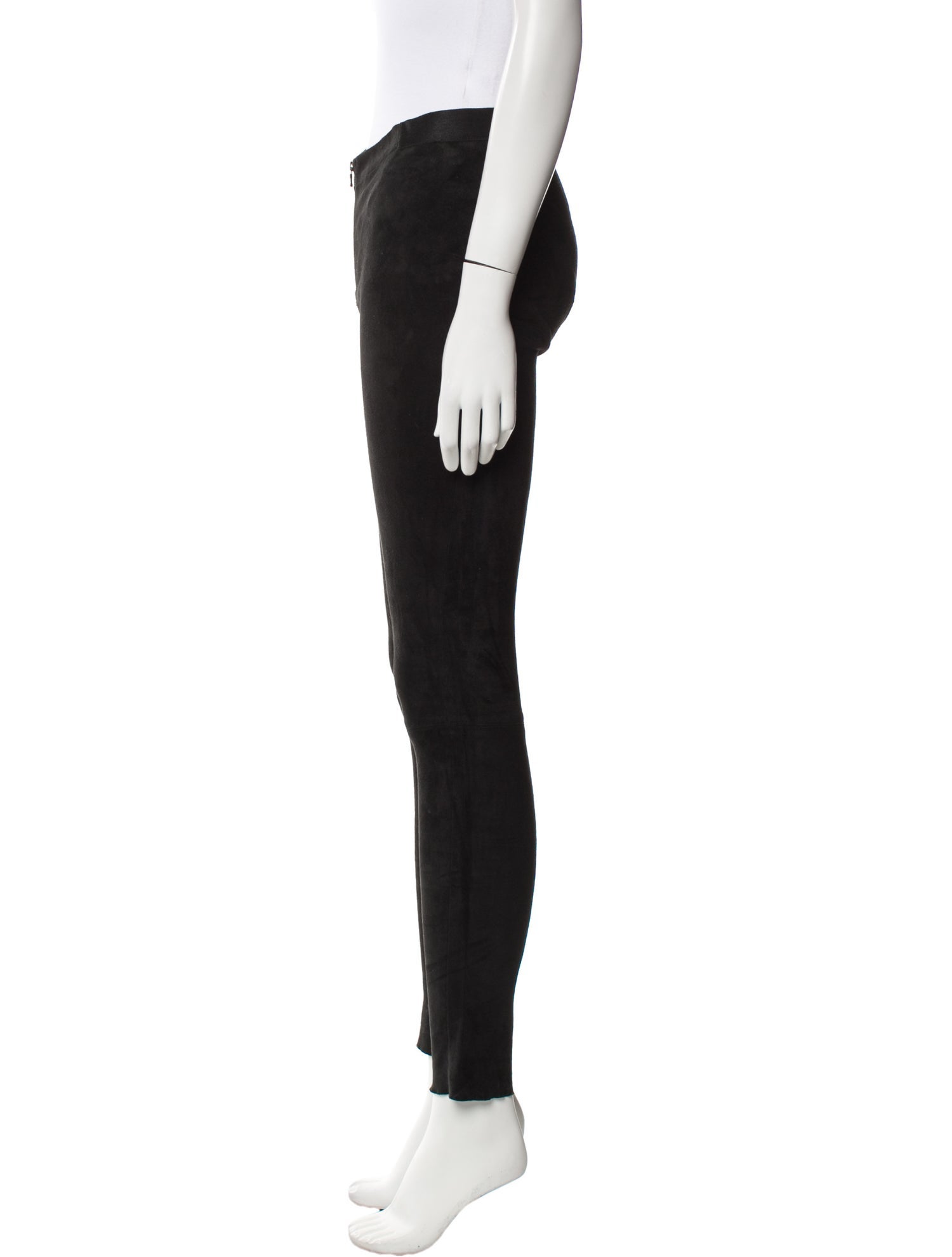 Alice + Olivia Lamb Leather Skinny Leg Pants
