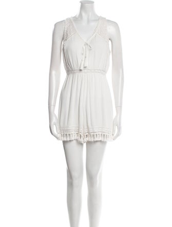 Alice + Olivia V-Neck Romper