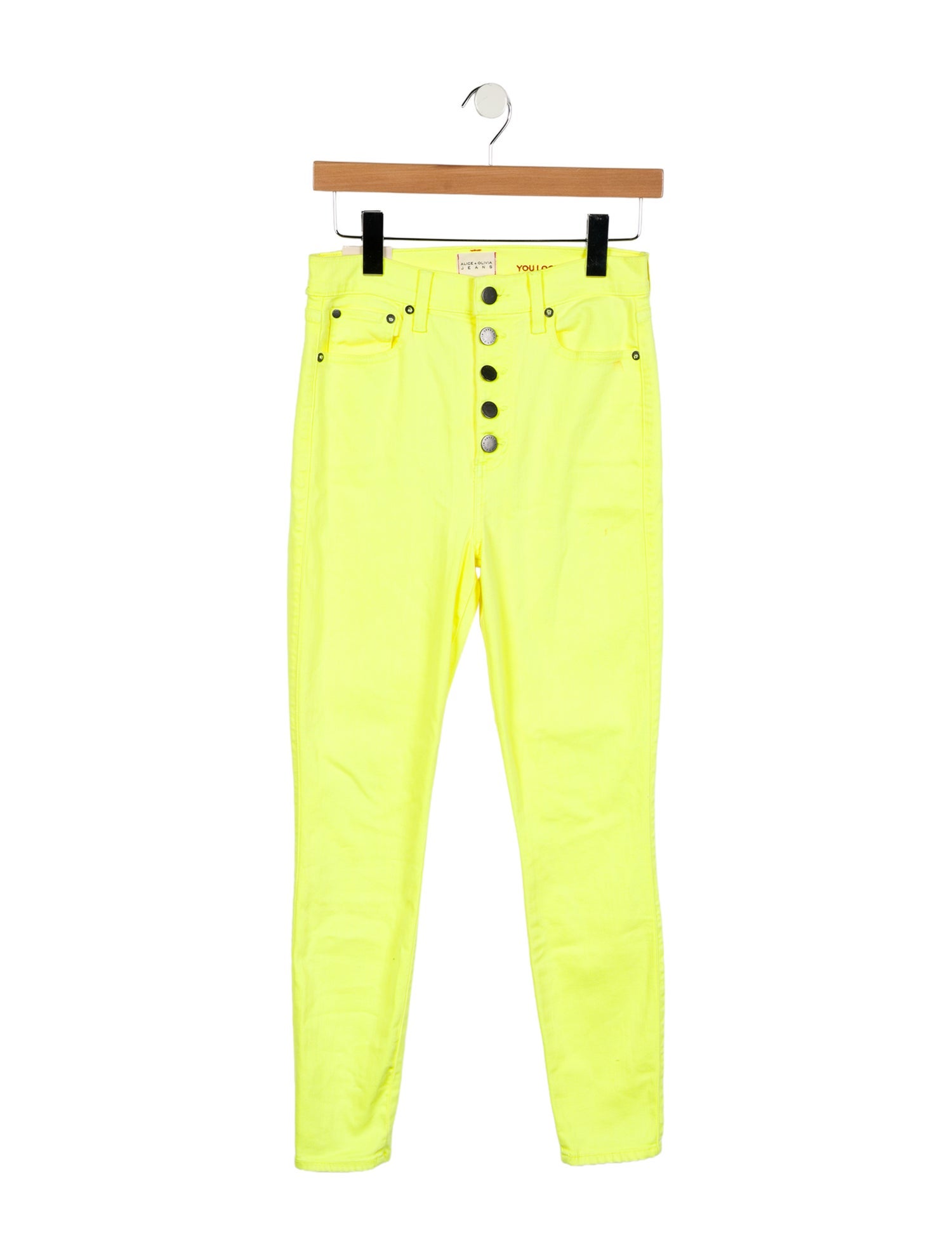 Alice + Olivia High-Rise Skinny Leg Jeans