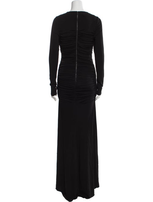 Alice + Olivia Crew Neck Long Dress