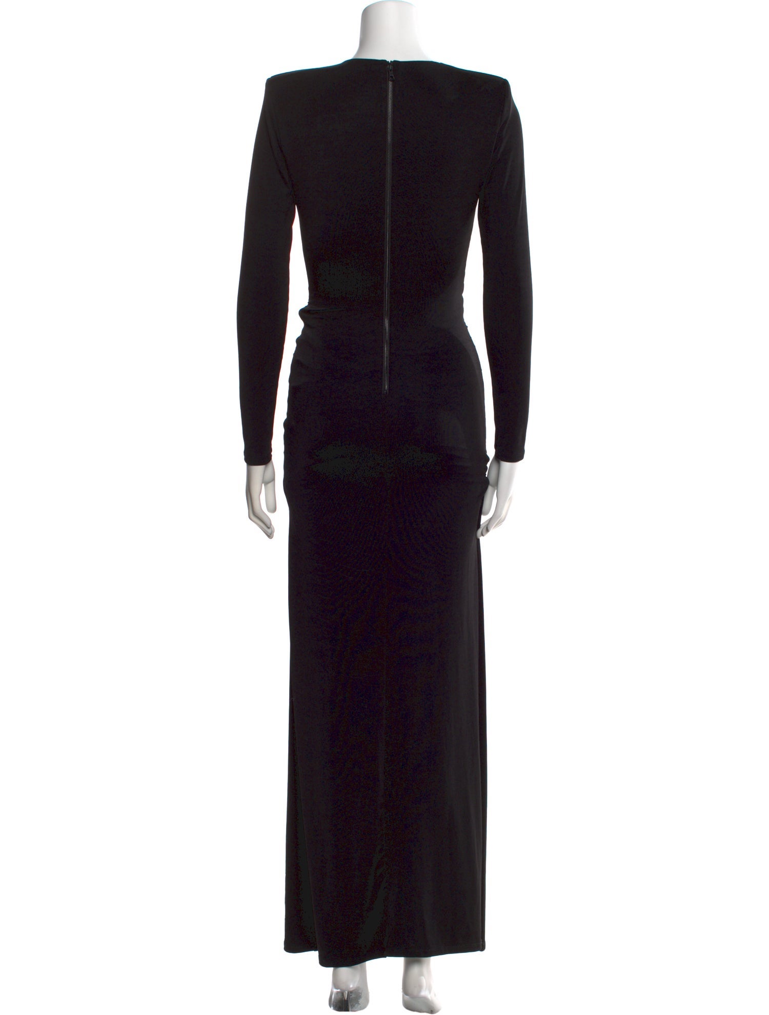 Alice + Olivia Bateau Neckline Long Dress