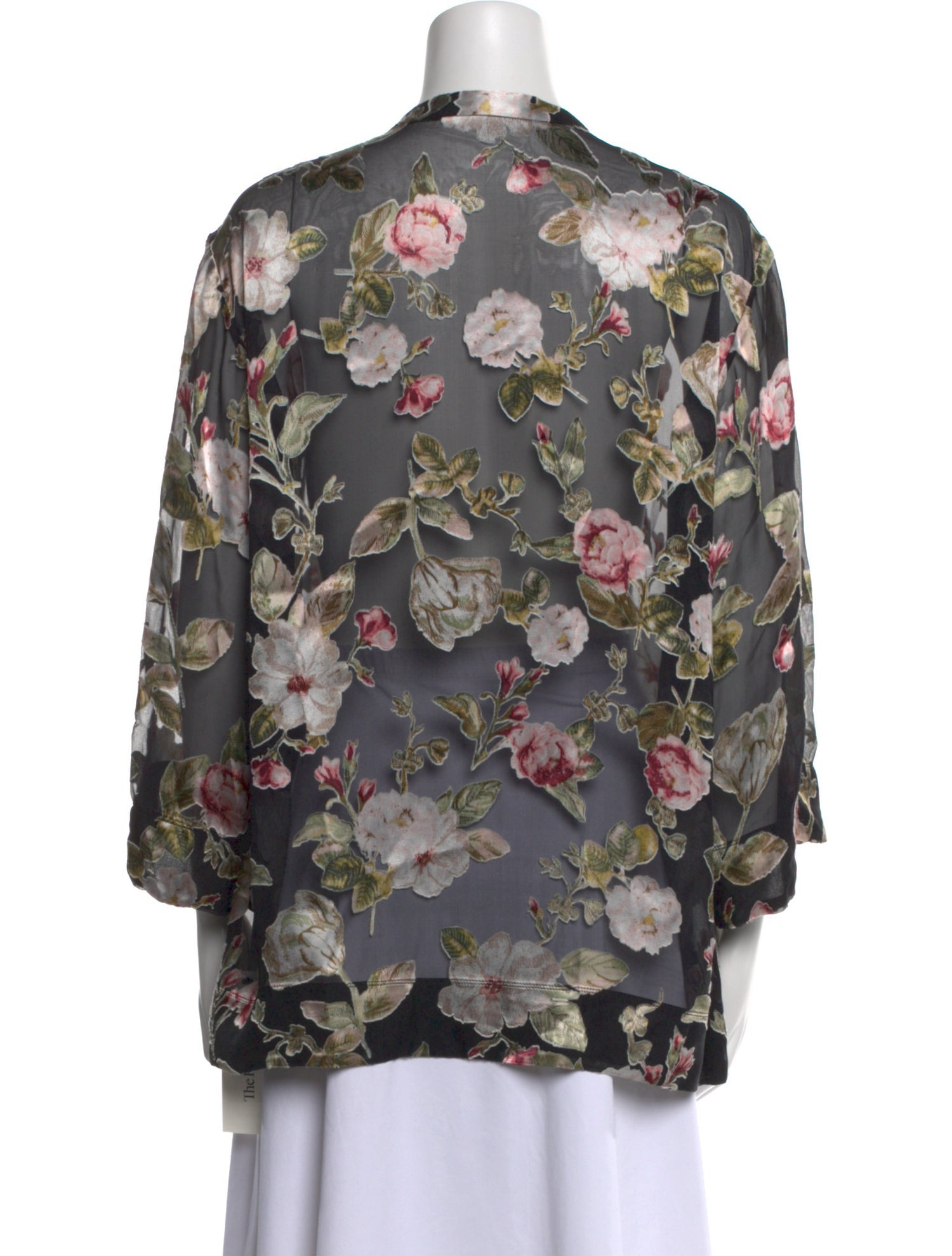 Alice + Olivia Floral Print V-Neck Blouse