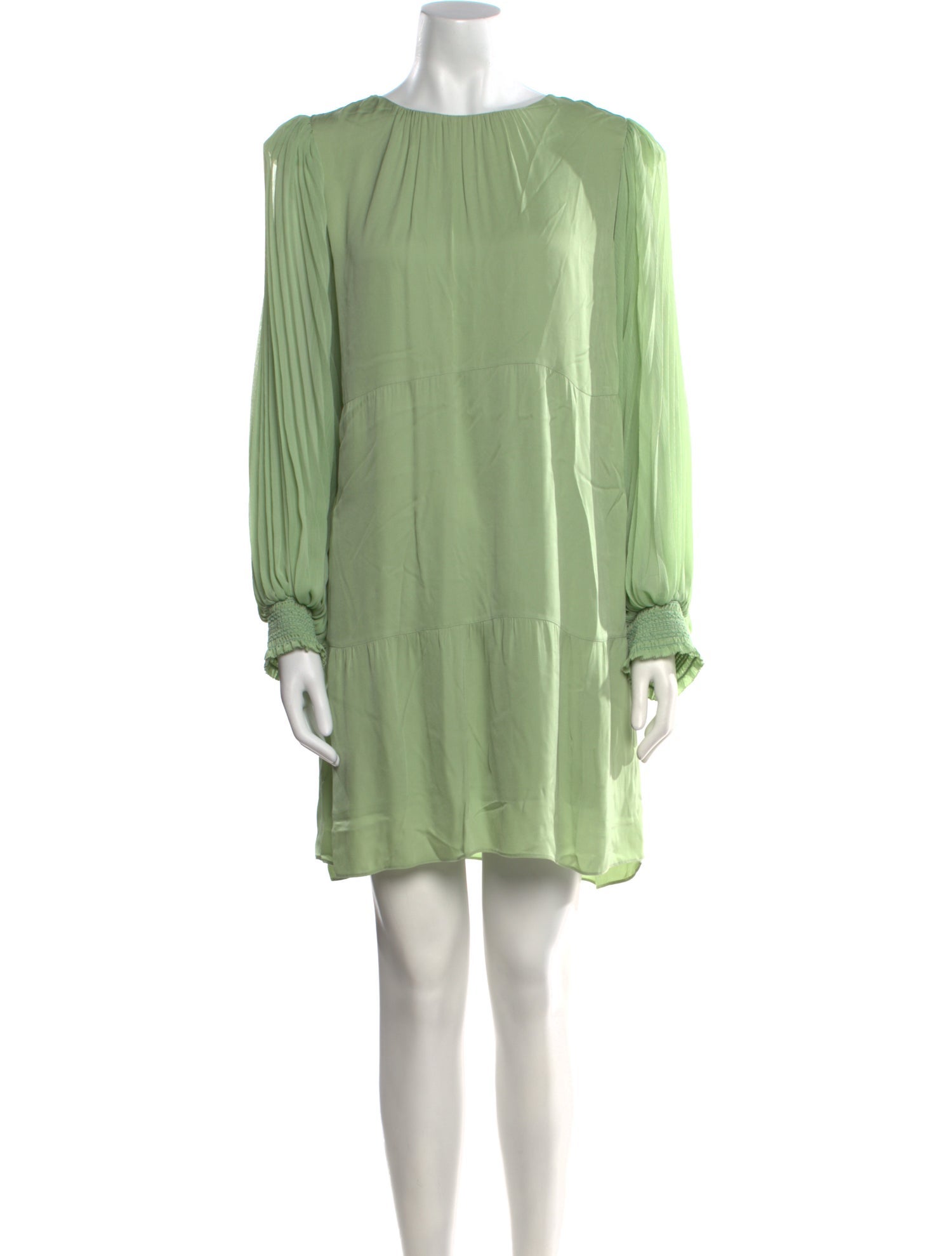 Alice + Olivia Bateau Neckline Mini Dress