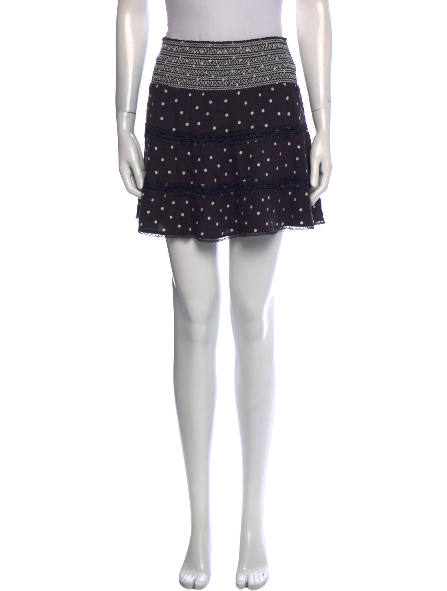 Alice + Olivia Plaid Print Mini Skirt