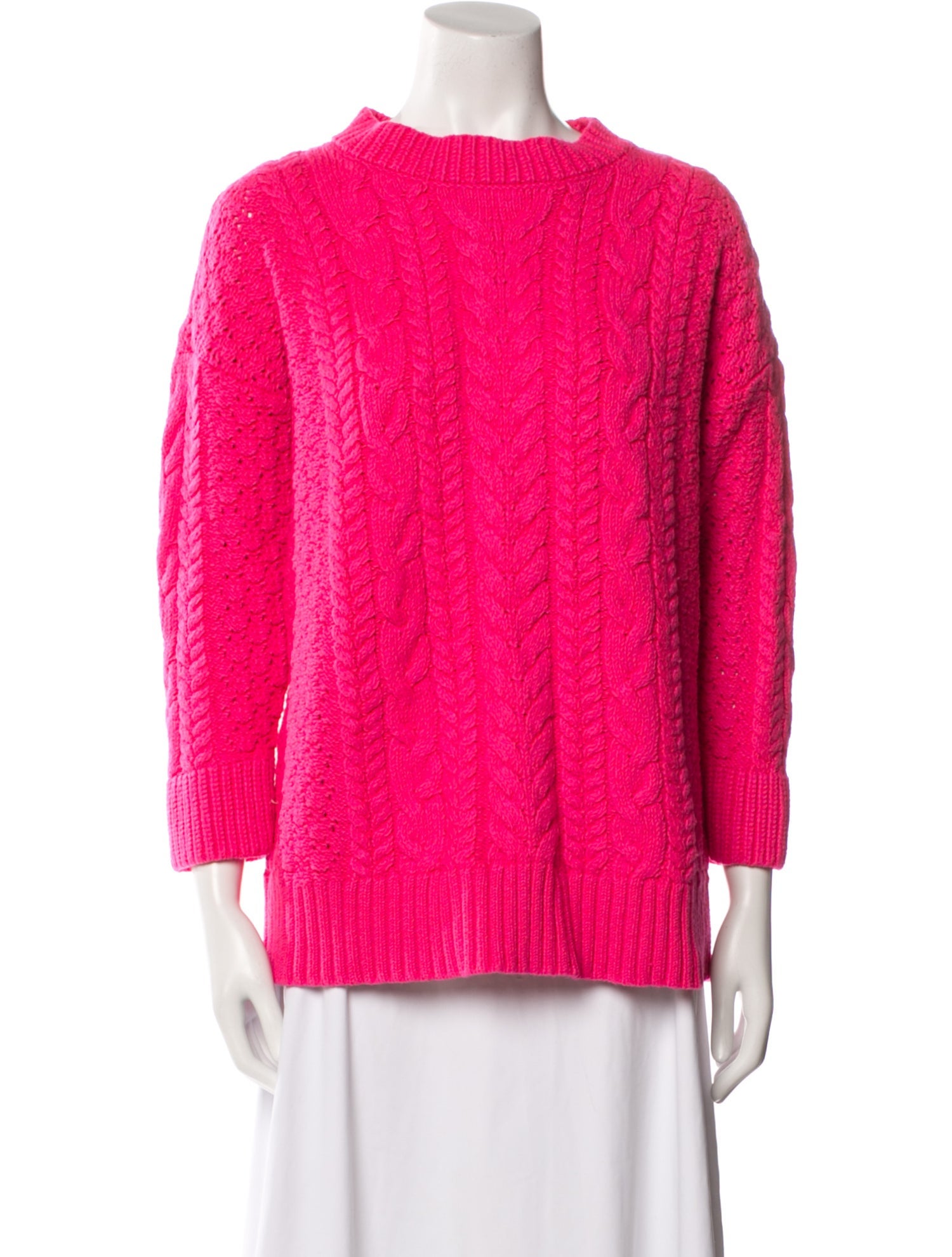 Alice + Olivia Wool Mock Neck Sweater